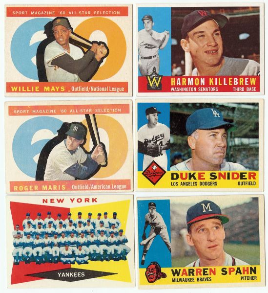 1960 Topps Baseball High-Grade Complete Set (569)