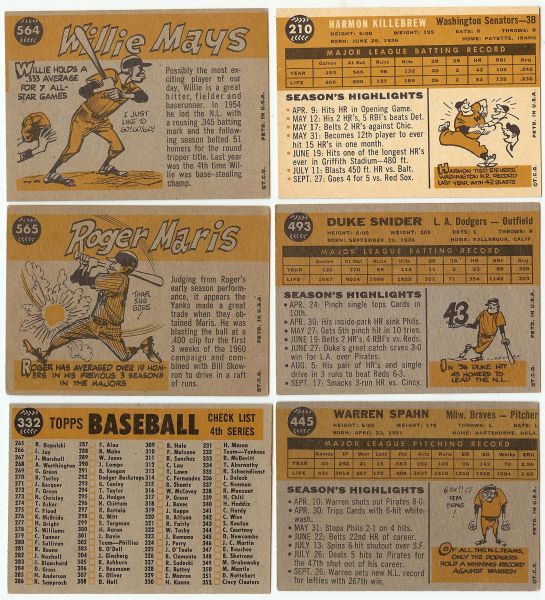 1960 Topps Baseball High-Grade Complete Set (569)