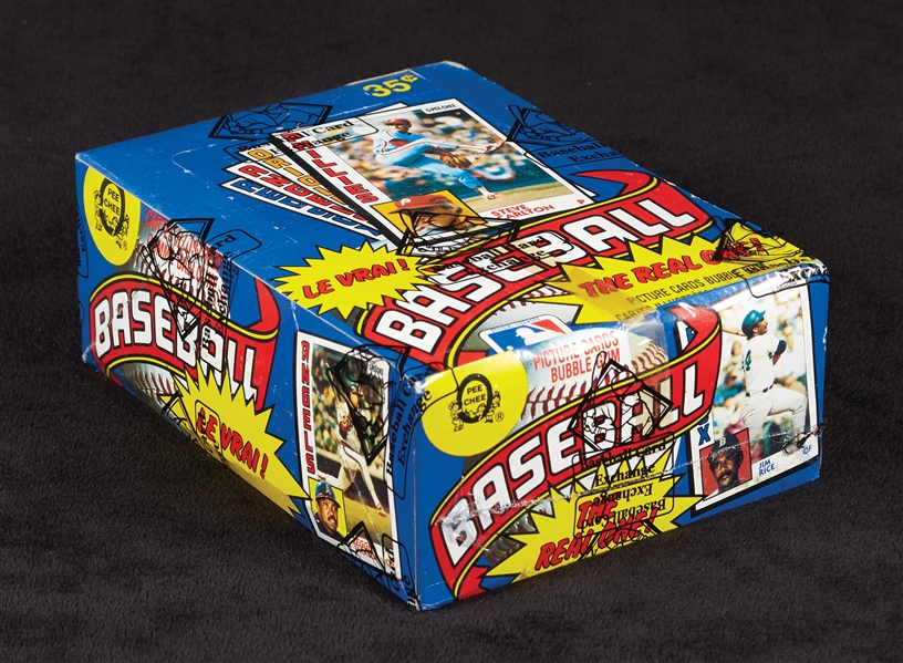 1984 O-Pee-Chee Baseball Wax Box (36) (BBCE)