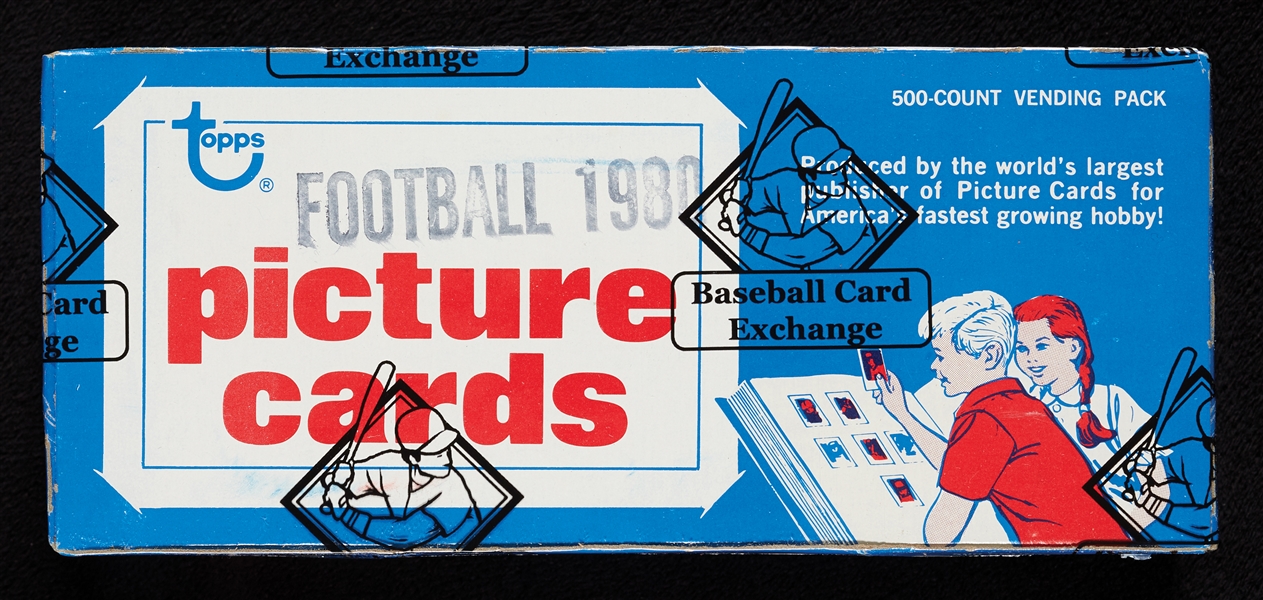 1980 Topps Football Vending Box (500) (Fritsch/BBCE)