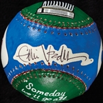 Eddie Vedder Signed Justin Deavers Hand-Painted Baseball (JSA)