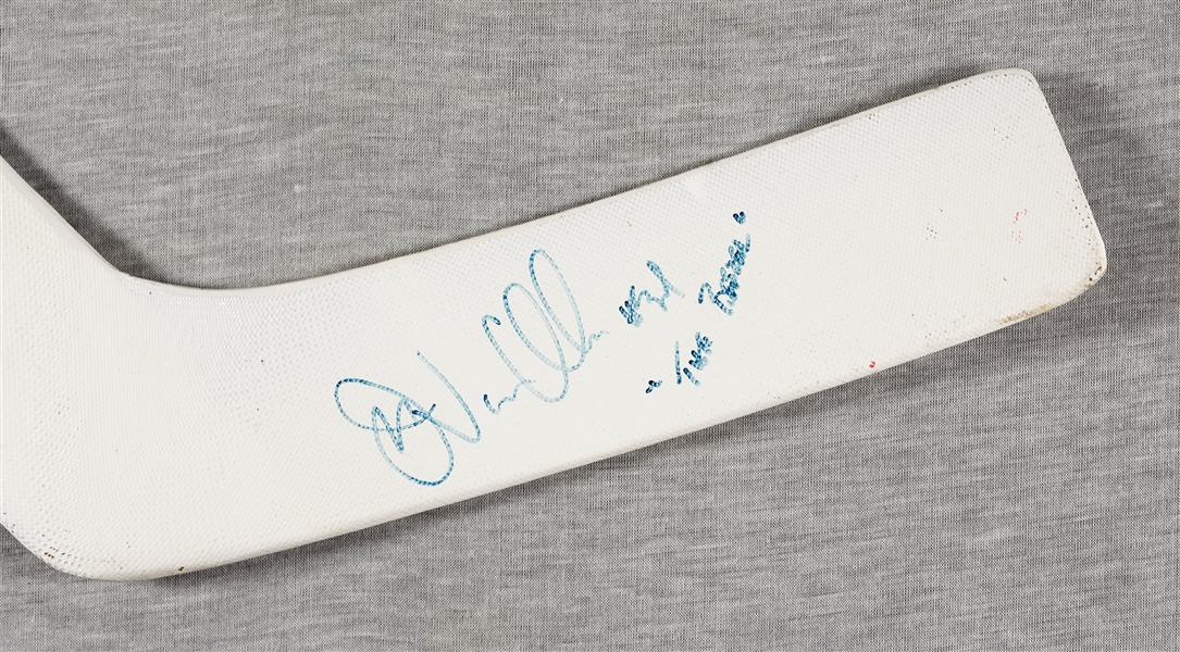 Ed Belfour & John Vanbiesbrouck Signed Goalie Sticks (BAS) (PSA/DNA) (2)