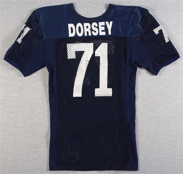 1983-84 Eric Dorsey Game-Worn Notre Dame Home Jersey