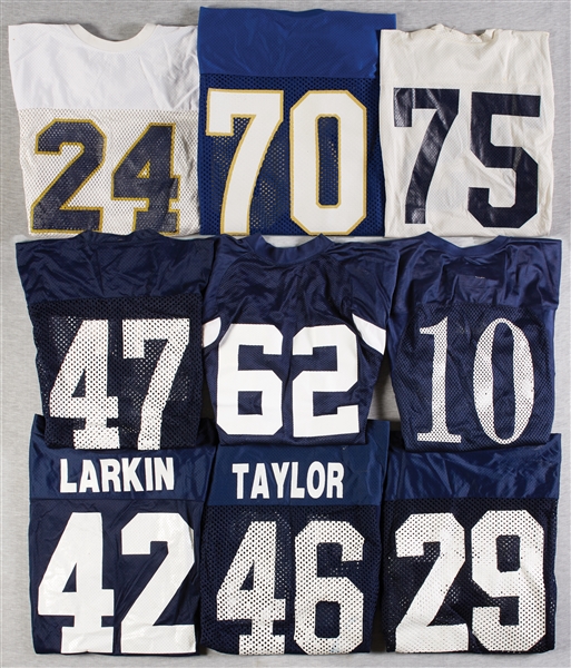 1981-2007 Group of Mostly Game-Worn Notre Dame Jerseys (9)