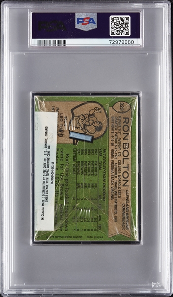 1978 Topps Football Cello Pack - Bob Griese Top (Graded PSA 9)
