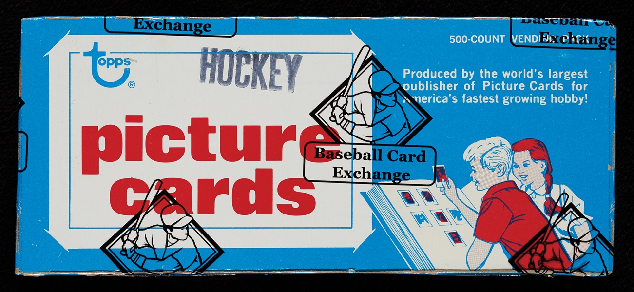 1981-82 Topps Hockey Vending Box - Both Regions (500) (Fritsch/BBCE)