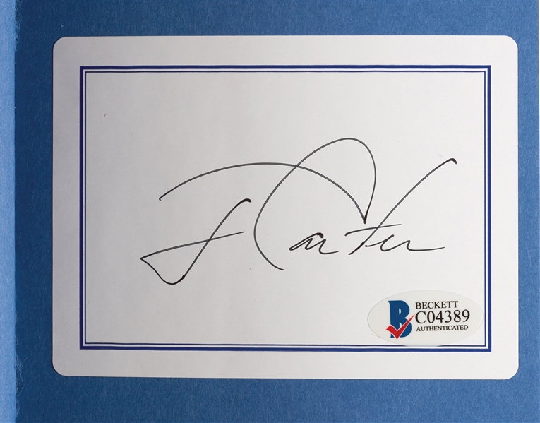 Jimmy Carter Signed The Nobel Peace Prize Lecture Books Group (BAS) (3)
