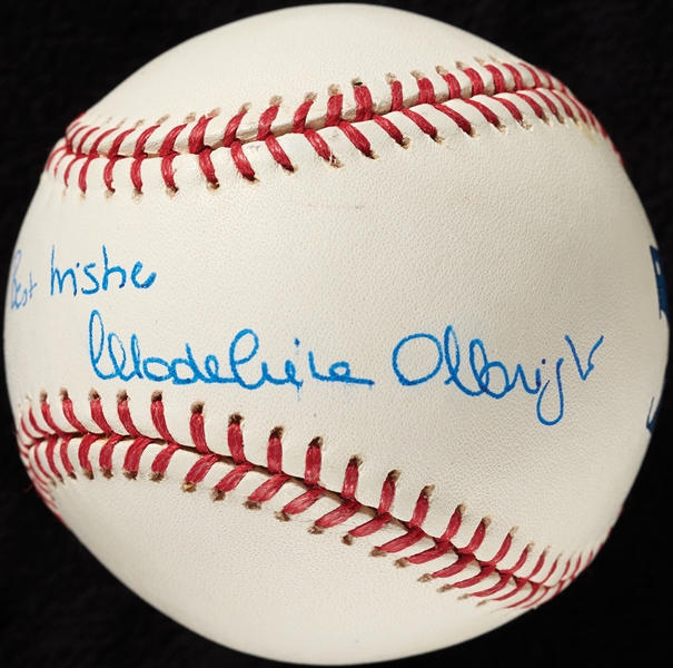 Madeleine Albright Single-Signed OML Baseball (BAS)