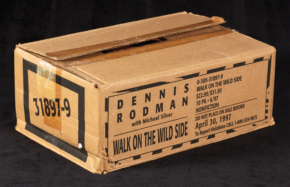 Dennis Rodman Signed Walk on the Wild Side Books Case (10)