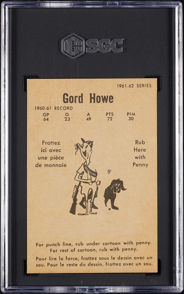 1961-62 Parkhurst Gordie Howe No. 20 SGC 4