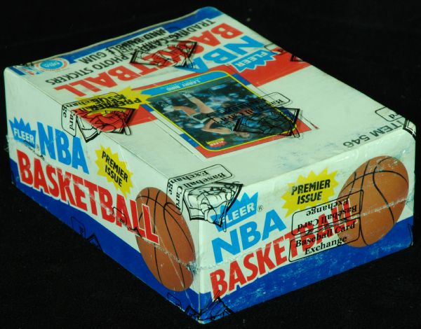 1986-87 Fleer Basketball Wax Box (36) (BBCE)