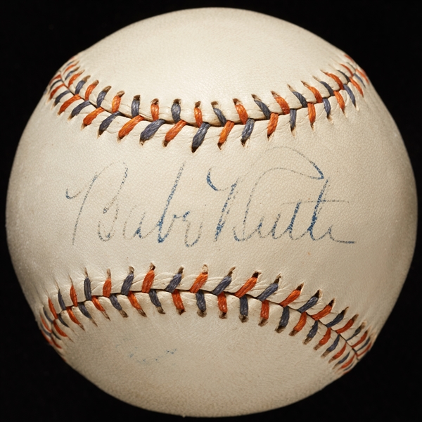 Babe Ruth Single-Signed Spalding Home Run Special Baseball (Graded PSA/DNA 6.5) (AUTO 6) (BAS)