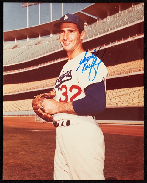 Sandy Koufax Signed 8x10 Photo (BAS)