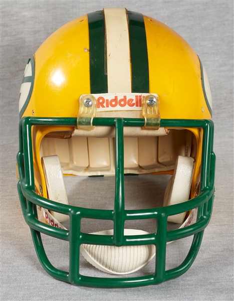 Mid-1980s Game-Used Green Bay Packers Camp Helmet