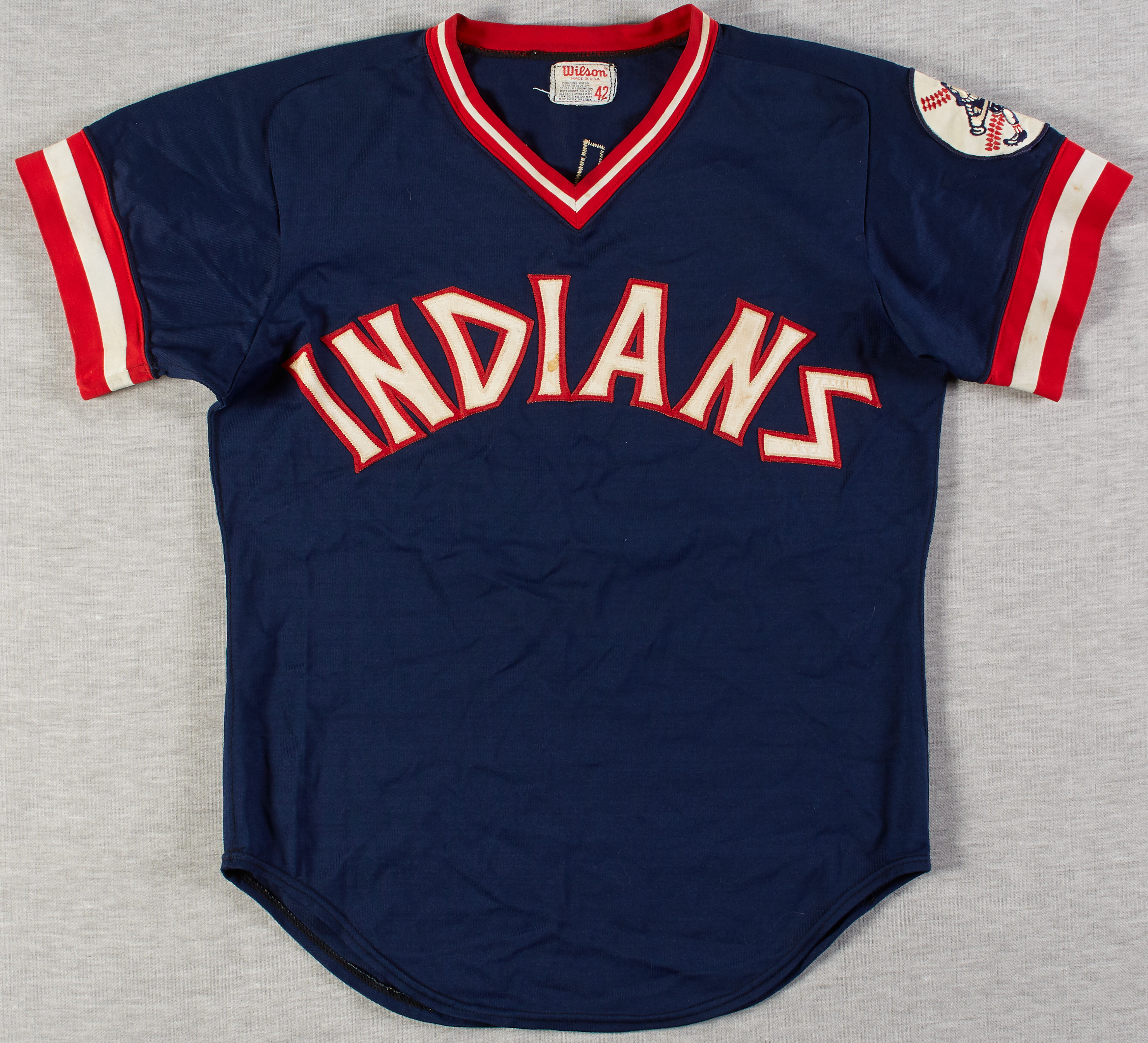 Lot Detail - 1975 or 1977 Rick Manning Cleveland Indians Game-Worn