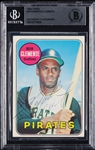 Roberto Clemente Signed 1969 Topps No. 50 (BAS)