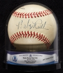 Stunning Babe Ruth & Mel Ott Dual-Signed ONL Baseball (JSA) (Ruth Graded BAS 7) (Ott Graded BAS 9)