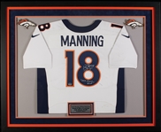Peyton Manning 2016 Game-Used & Signed Broncos Framed Jersey "2014 Game Used" (Fanatics)