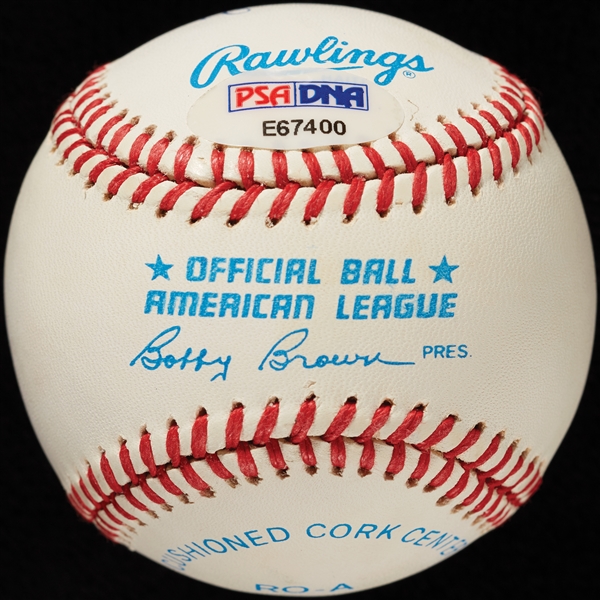 Theodore Samuel Williams Single-Signed OAL Full-Name Baseball (Graded PSA/DNA 9) (BAS)