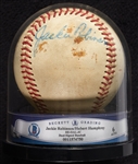 Jackie Robinson & Hubert Humphrey Signed OAL Baseball (Graded BAS 6)