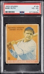 1933 Goudey Babe Ruth No. 149 PSA 4