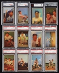1953 Bowman Color Baseball Super High-Grade All PSA-Slabbed Set (160) - 40th on PSA Set Registry