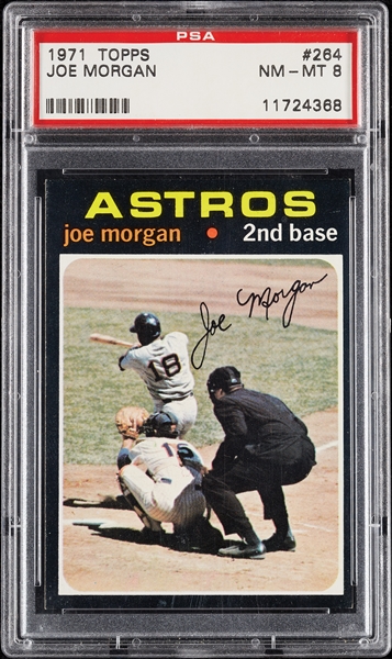 1971 Topps Joe Morgan No. 264 PSA 8