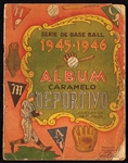 1945-46 Carmelo Deportivo Cuban Baseball Card Album and Card Set (100)