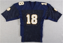1985-88 Game-Worn Notre Dame Home Jersey