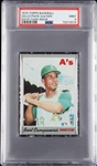 1970 Topps Baseball 2nd Series Cello Pack - Campaneris Top; Cash RC Back (Graded PSA 9)