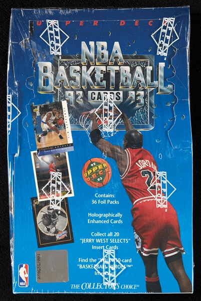 1992 Upper Deck Series 1 Basketball Box (36)