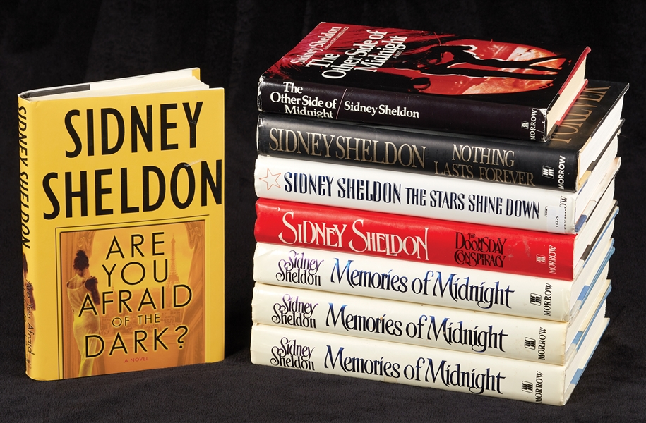 Sidney Sheldon Signed Books Group with The Other Side of Midnight (8)