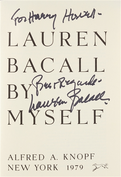 Entertainment Related Signed Books Group with Bacall, Joan Rivers, Joan Collins (25)