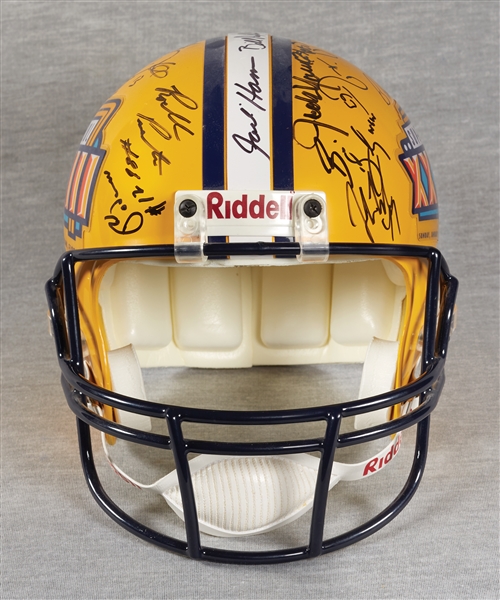 Super Bowl XXXIII Multi-Signed Full-Size Helmet with Peyton Manning, HOFers (BAS)