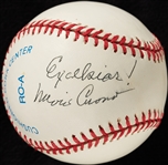 Mario Cuomo Single-Signed OAL Baseball "Excelsior" (BAS)