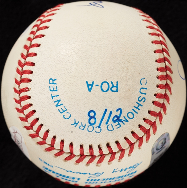 Ted Williams & David Ortiz Dual-Signed OAL Baseball (8/12) (MLB) (JSA)