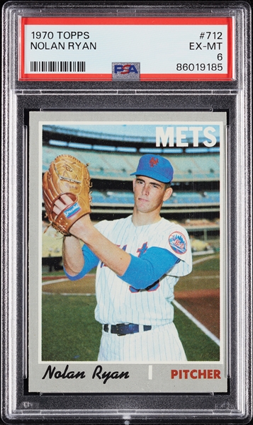 1970 Topps Nolan Ryan No. 712 PSA 6