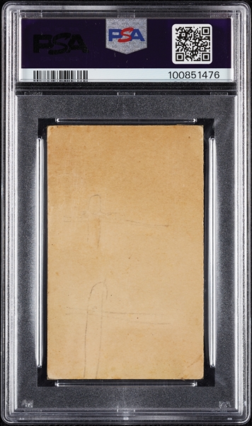 1917 Collins-McCarthy Ty Cobb Blank Back PSA 1 (MK)