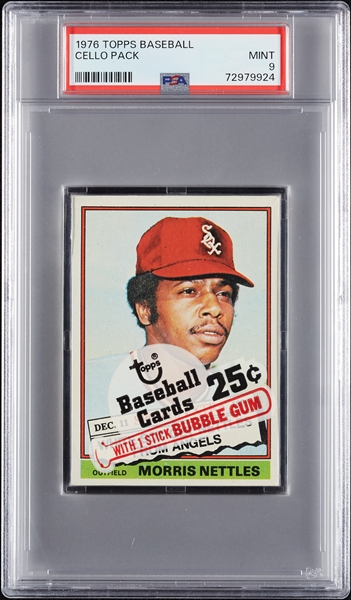 1976 Topps Baseball Cello Pack (Graded PSA 9)