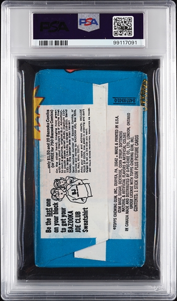 1970 Topps Basketball Wax Pack (Graded PSA 7) 