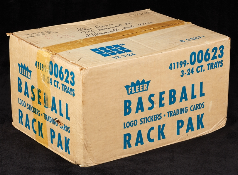1987 Fleer Baseball Rack Pack Case (3/24)