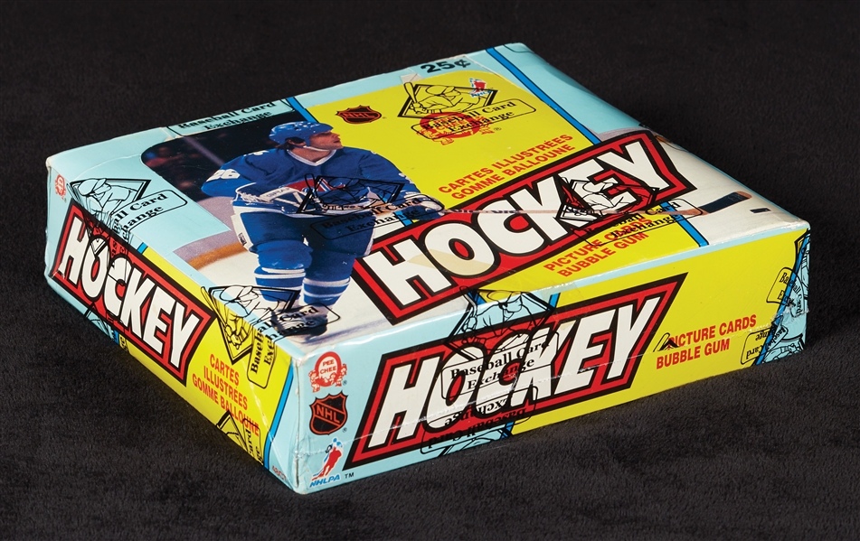1983-84 O-Pee-Chee Hockey Wax Box (48) (Fritsch/BBCE)