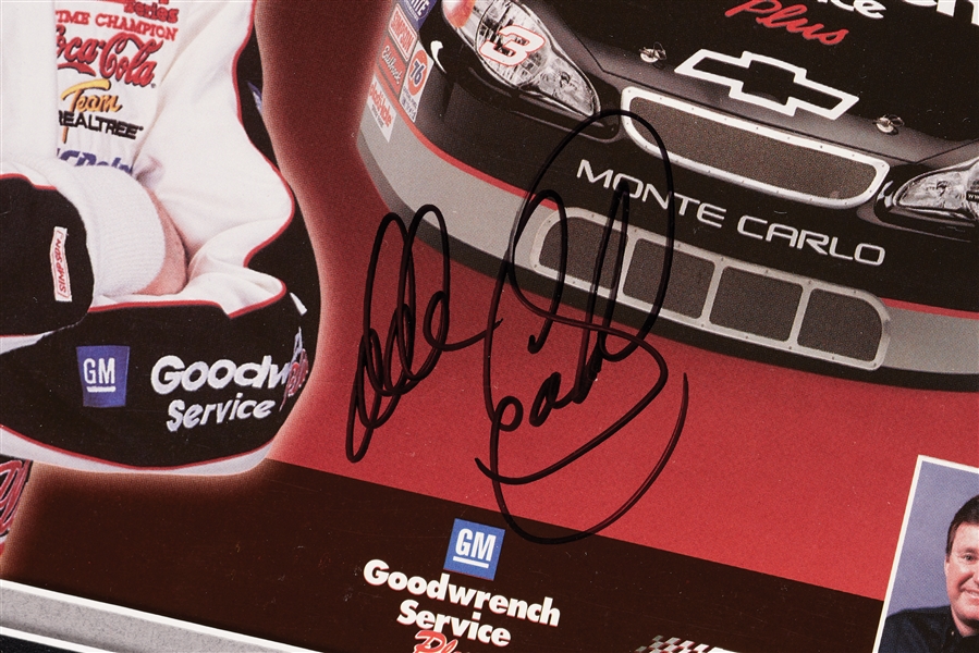 Dale Earnhardt Sr. Signed 8x10 Framed Photo (PSA/DNA)