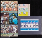 1983 Brewers Mr. Z’s Pizza Photos Plus Brewers and 1959 Braves Phantom Postseason Tickets (184)