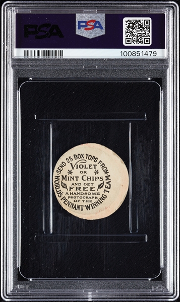 1912 Colgan's Chips Red Border Roy Hartzell New York PSA 2