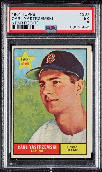 1961 Topps Carl Yastrzemski No. 287 PSA 5