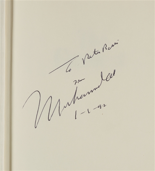 Muhammad Ali Signed The Greatest Hardcover Book (BAS)
