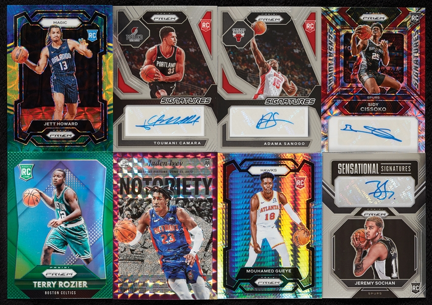 Massive Panini Basketball Group with 25 Brands, Autographs, RPA, NBA Logoman, Inserts (730)
